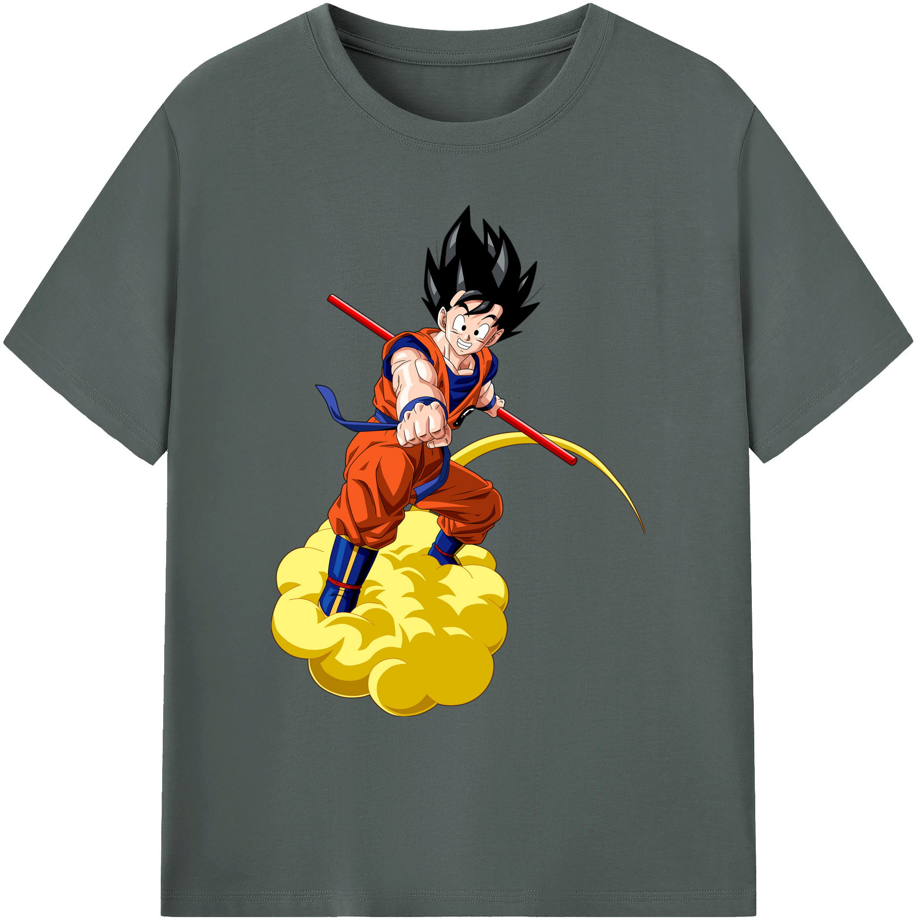 （画像用） ドラゴンボール 孫 悟飯（そんごはん）DRAGON BALL Son Gohan 綿100％ メンズ半袖Tシャツ｜肌触りやわらか＆通気性